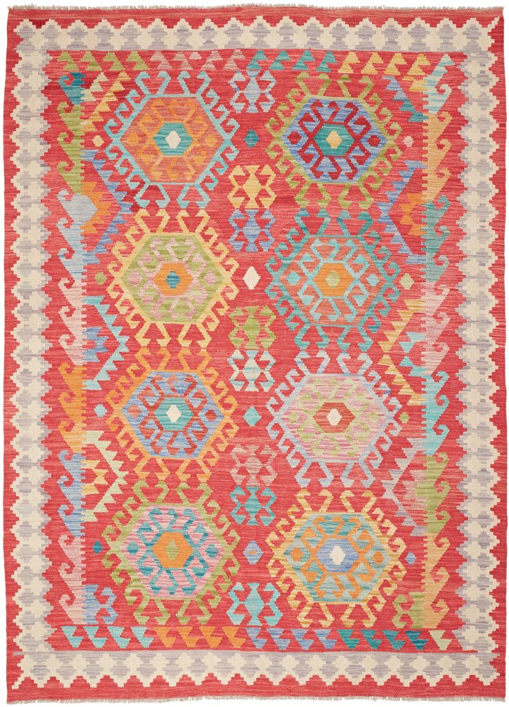 Kilim Tappeto 250x190 (Pakistan) Tessuto A Mano