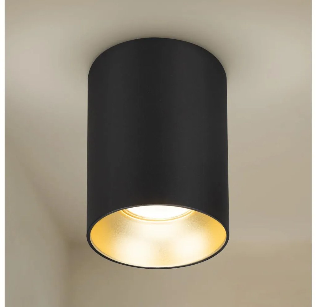 Brilagi - Faretto TRINE 1xGU10/30W/230V nero/oro