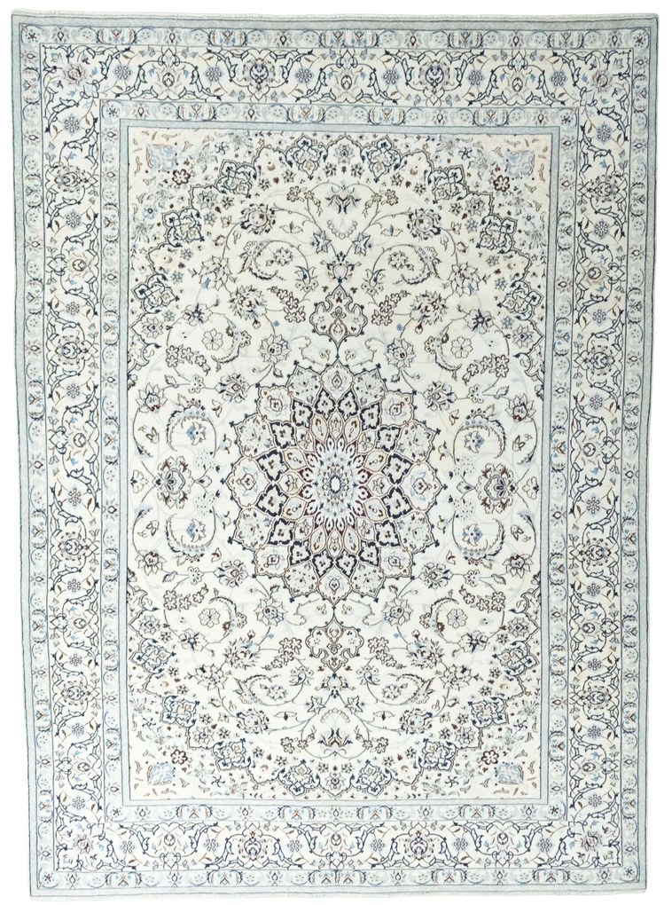 Nain Tappeto persiano 350x250 Beige (Iran) Annodato A Mano