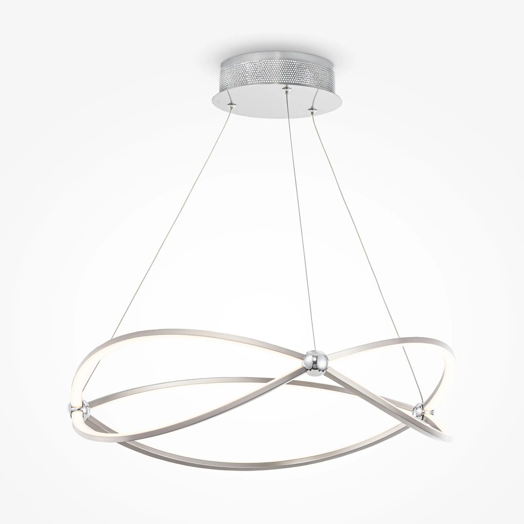 Maytoni Lampada a sospensione Serie 'Weave' Colore Nickel