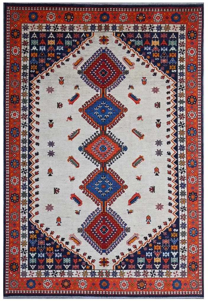 Kazak Tappeto 200 x 300 (Pakistan) Annodato A Mano