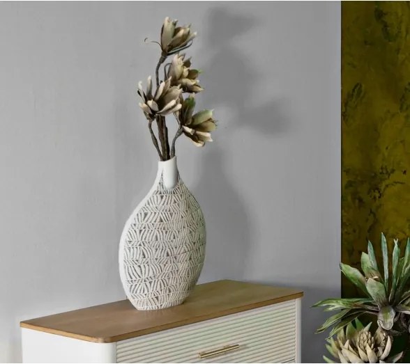 Vaso Resina Nairobi Cm 30,5X11,5X46,5