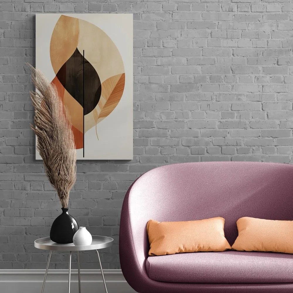 Quadro su tela – Foglie astratte No3