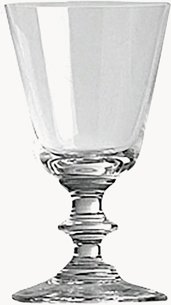 Set di 12 bicchieri da vino bianco in cristallo France