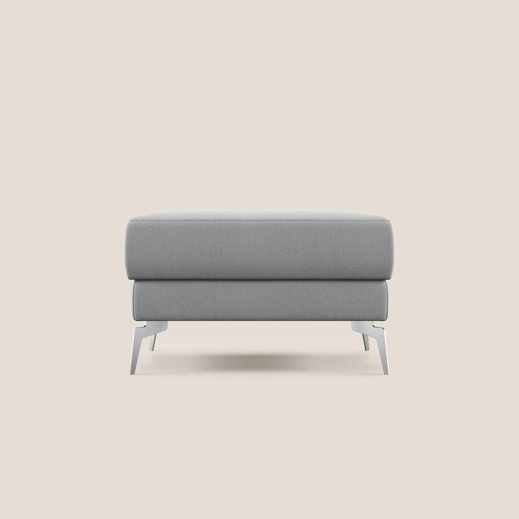 Star Pouf con piedini alti in tessuto smacchiabile T05