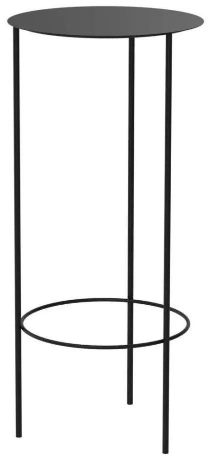 Portafiori 70x32 cm nero