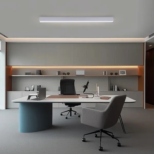 Brilagi - Plafoniera LED dimmerabile SLEEKLINE LED/40W/230V Wi-Fi Tuya argento + telecomando