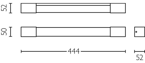 Philips - Lampada per specchio da bagno ROVER LED/5W/230V IP44 nero