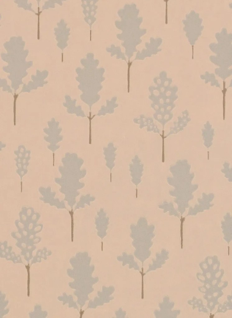 Majvillan Carta da parati Oak - Nature Beige