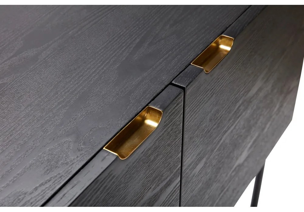 Cassettiera in frassino nero Norm - Hübsch