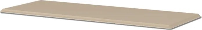 Top per lavabo Tyffany  L123 x P47 x H1,9 cm bianco cotone