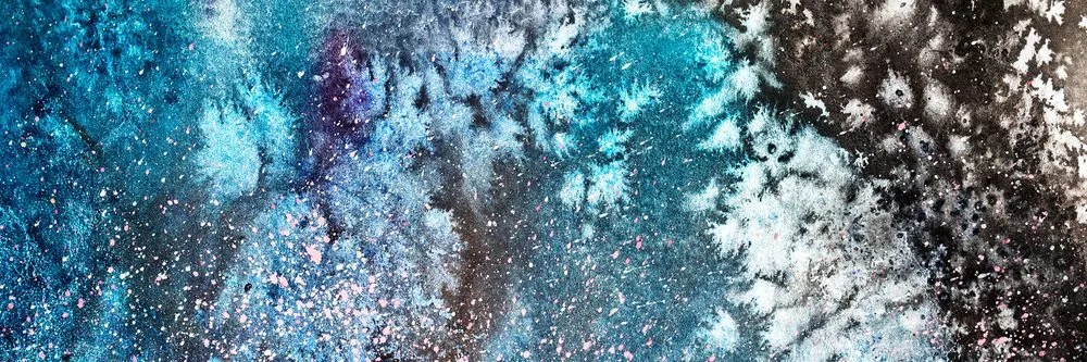 Quadro su tela – Astrazione con colori ad acquerello