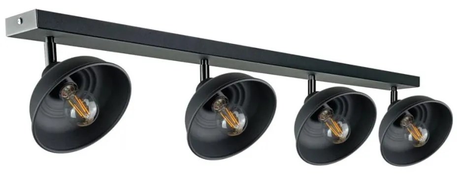 Faretto FAUN 4xE27/60W/230V nero