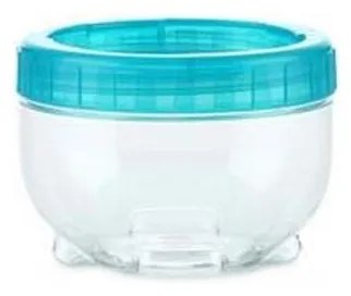 Contenitore INTERLOCK 0,15 l turchese/trasparente per alimenti