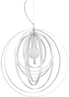 Lampada a sospensione bianco D 460 x H min 690 - max 2440 mm