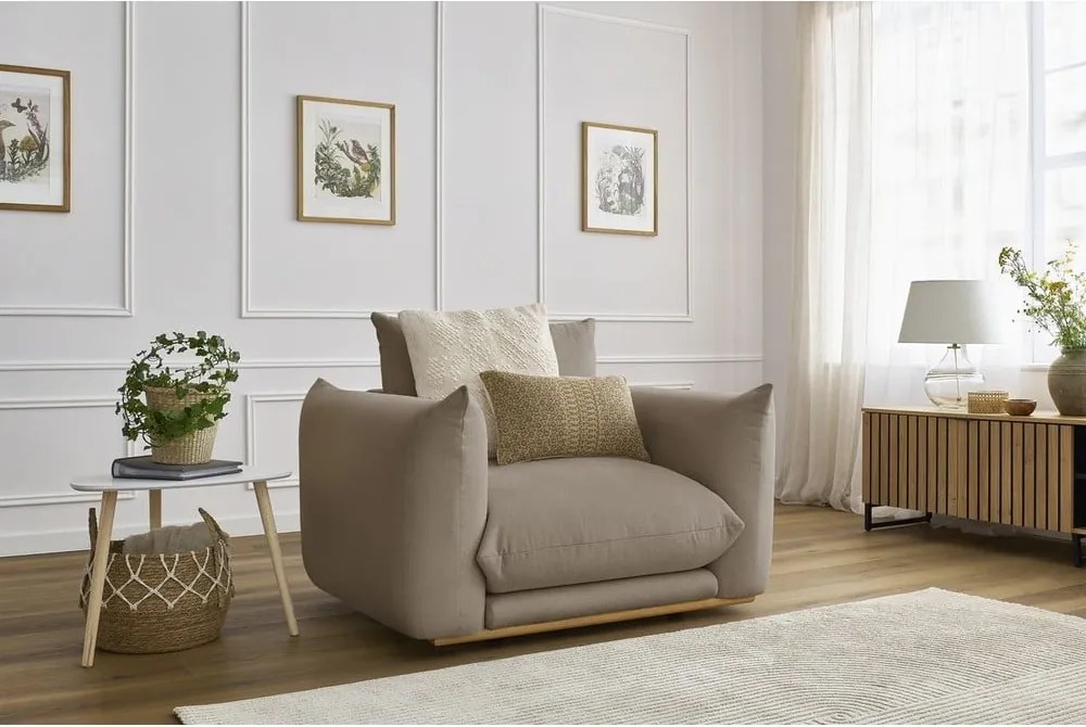 Poltrona beige Ernest – Bobochic Paris