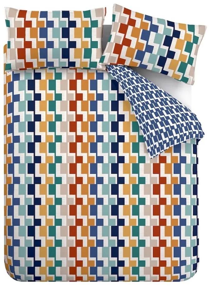 Biancheria da letto per letto singolo 135x200 cm Bryson Geo – Catherine Lansfield