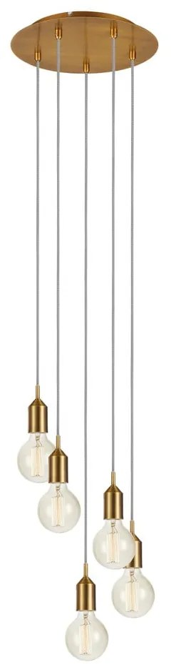 Lampada a sospensione in oro 5L Bronx - Markslöjd