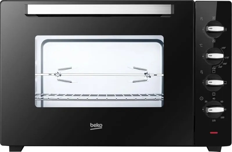 BEKO BMOF60B Fornetto Elettrico Cottura Ventilata 60 Litri 2000 W 5 Funzioni Timer 120 min Temperatura fino a 220° Nero