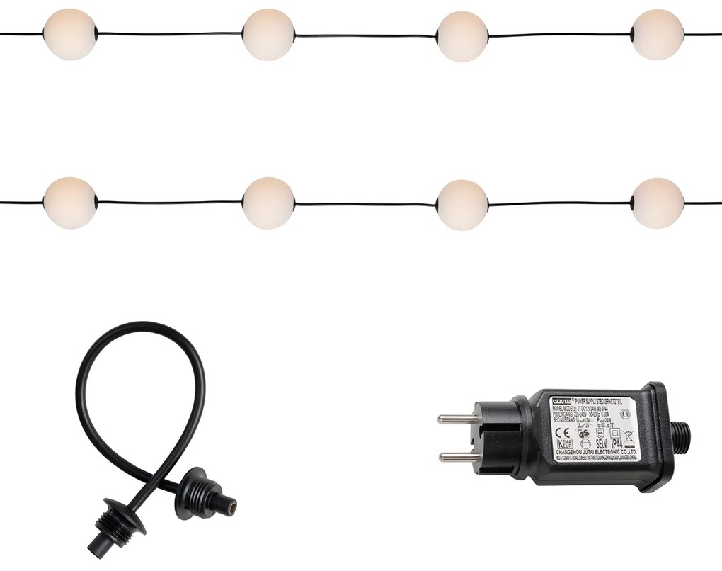 Luci a stringa da esterno moderne 16M con LED integrati 28 luci - Malai