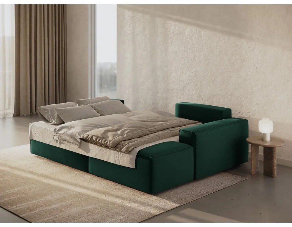 Divano letto verde (angolo destro) Jodie - Micadoni Home