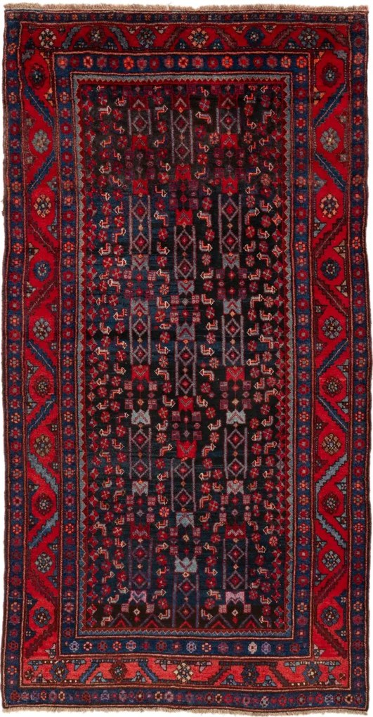 Kurdi Tappeto persiano 260 x 130 (Iran) Annodato A Mano
