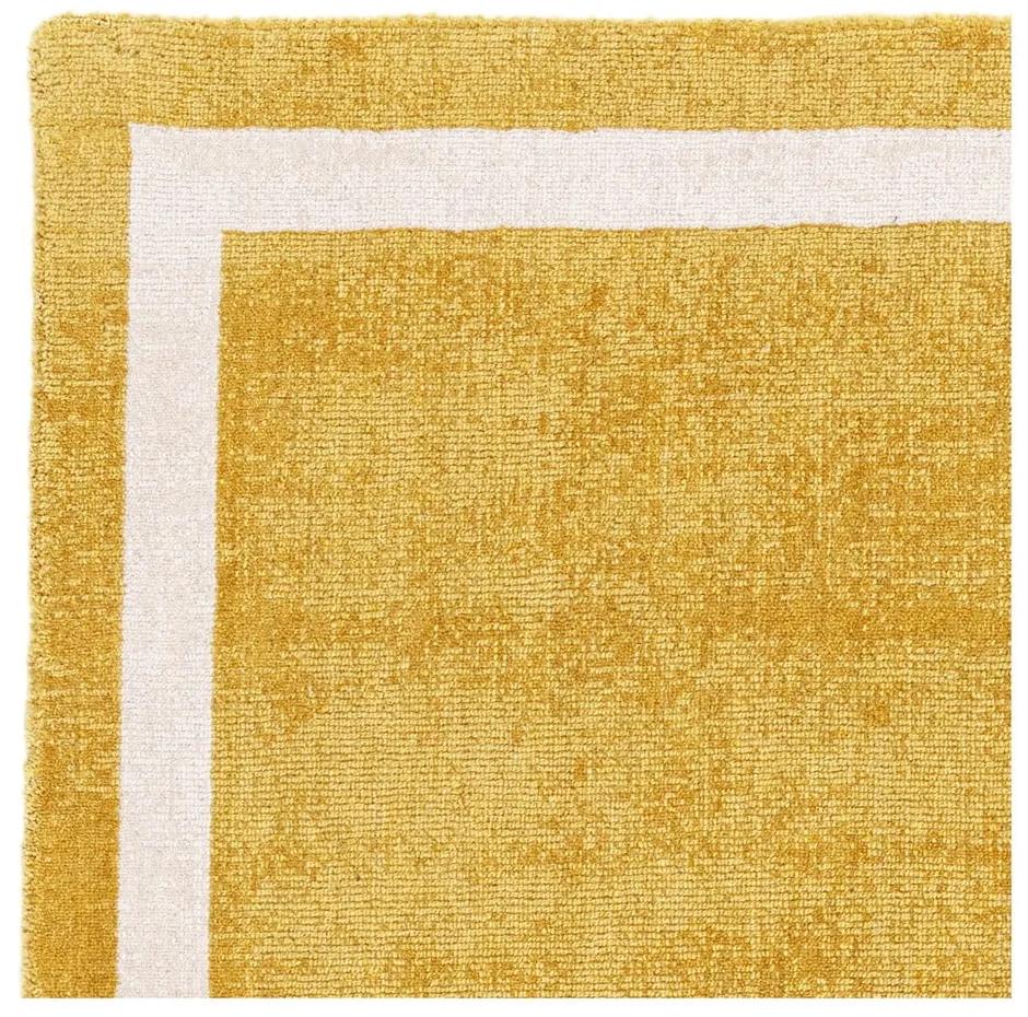 Tappeto in lana giallo ocra tessuto a mano 120x170 cm Albi - Asiatic Carpets