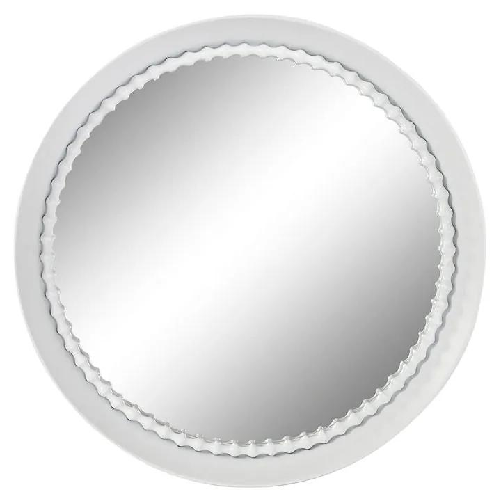 Specchio da parete Home ESPRIT Bianco Metallo Città 85,5 x 9,5 x 85,5 cm