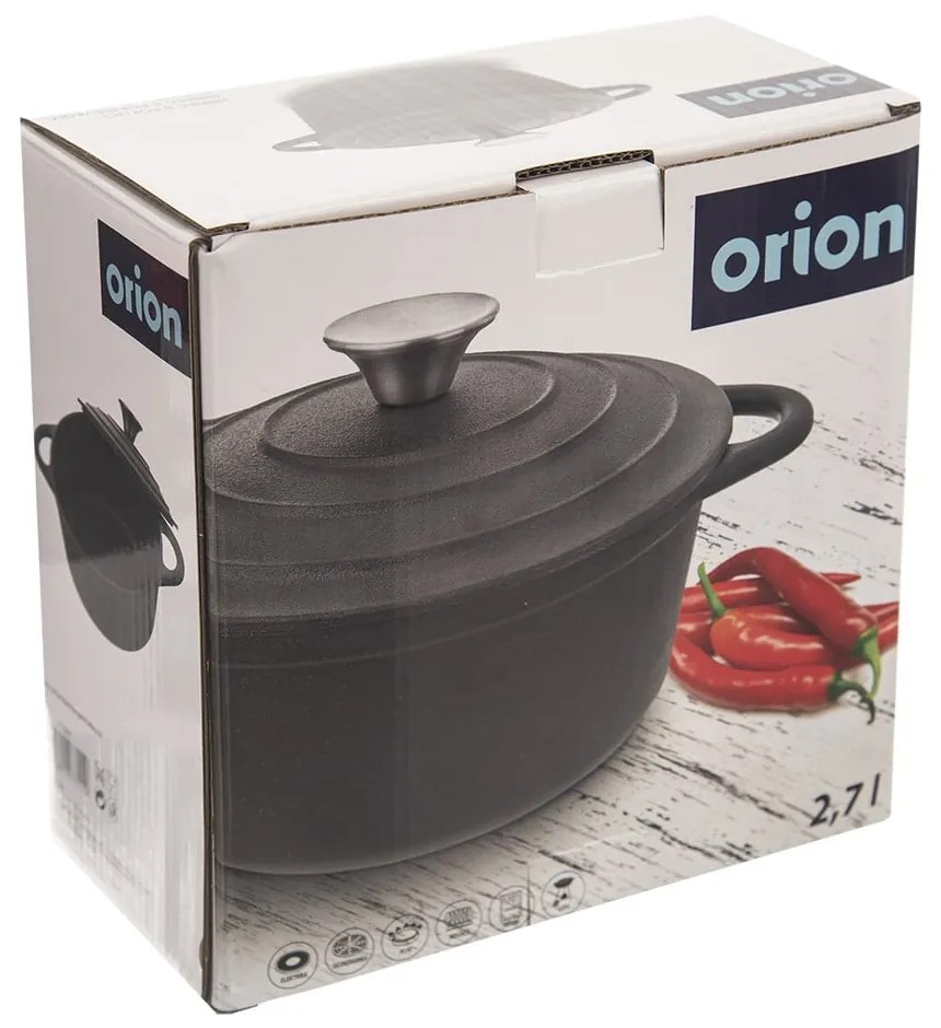 Pentola in ghisa con coperchio 2,7 l Litina - Orion