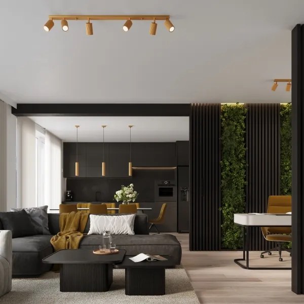 Brilagi - Lampadario a sospensione con filo CRESTO 1xGU10/10W/230V oro