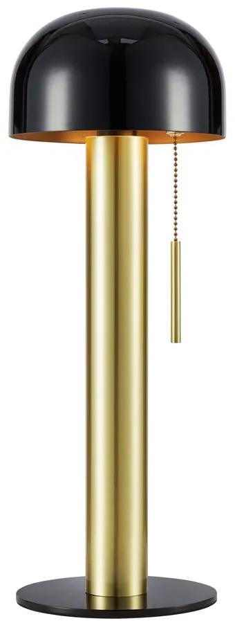 Lampada da tavolo in nero e oro (altezza 46 cm) Costa - Markslöjd