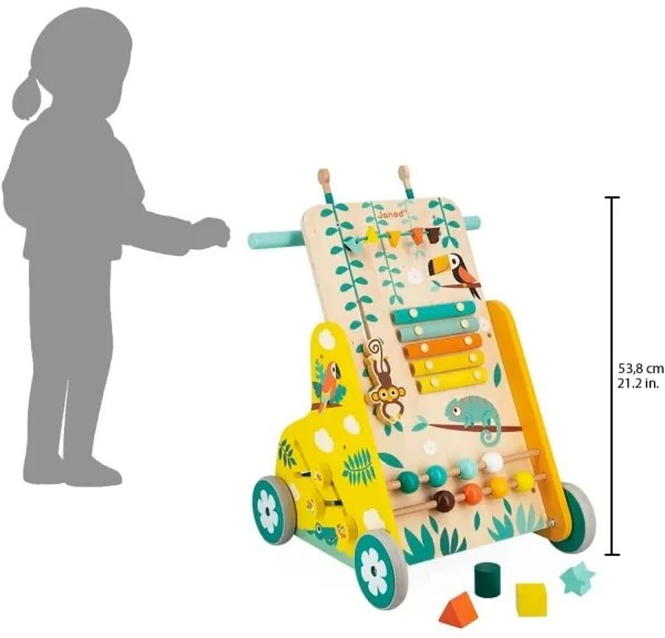 Janod - Passeggino con attività TROPIK