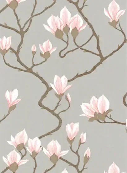 Magnolia - Designtapete von Cole and Son - Grau