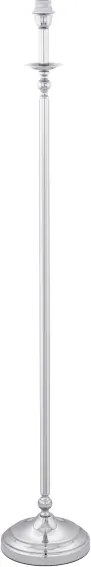 Brilagi - Lampada da terra LED CERIA 1xE27/60W/230V Ø 45 cm cromo lucido/bianco