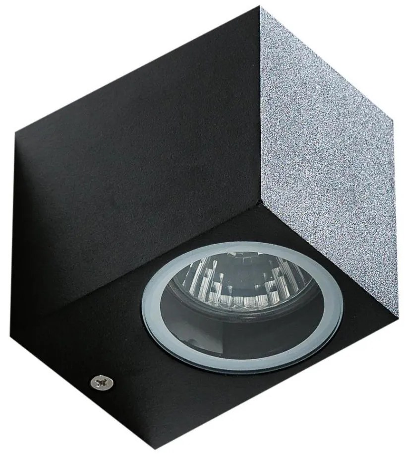 Azzardo AZ4267 - Applique da esterno RIMINI 1xGU10/35W/230V IP54 quadrato