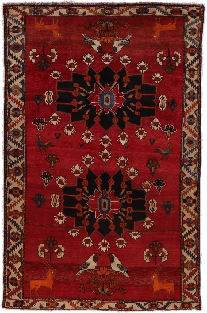 Shiraz Tappeto 260 x 170 (Iran) Annodato A Mano