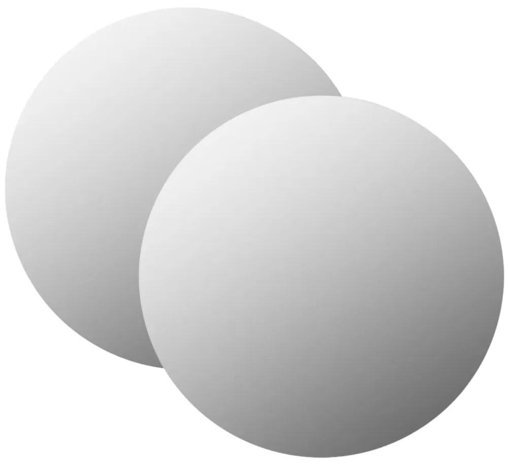 Specchi Da Parete 2 Pz 60 Cm İn Vetro Circolari /