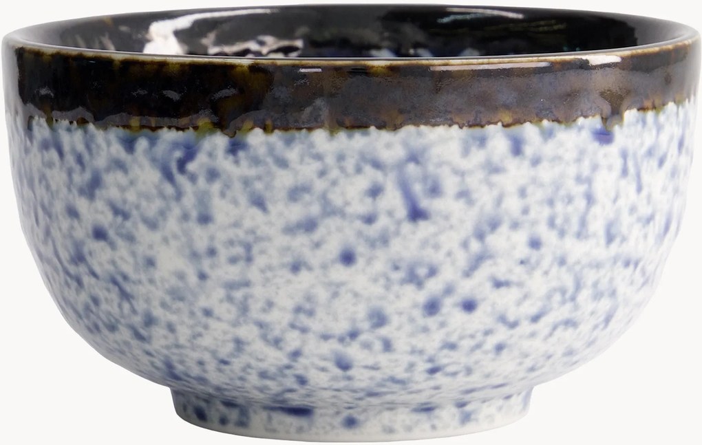 Set di 4 ciotole in gres Aisai Seigaiha