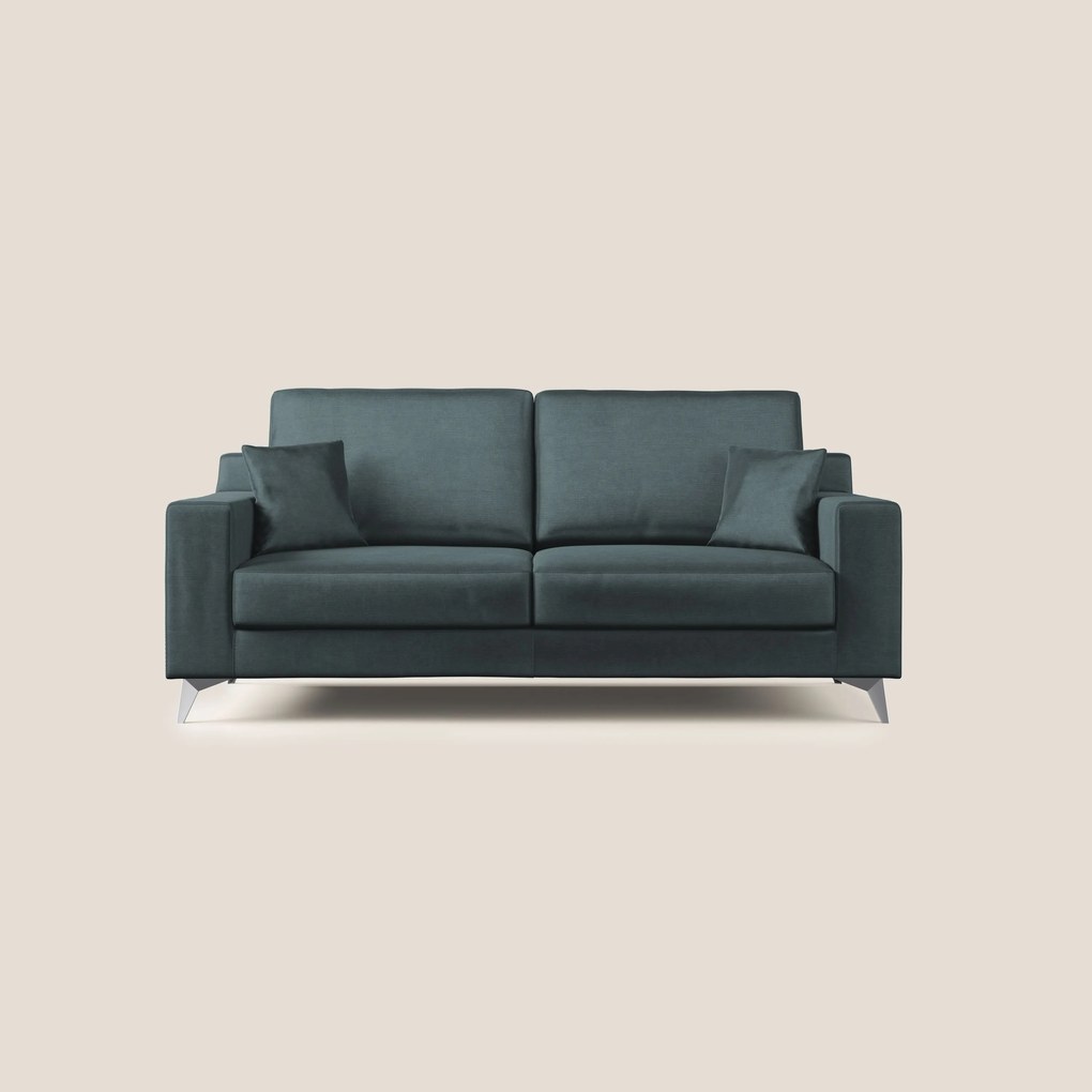 Michael divano moderno in morbido velluto impermeabile T01
