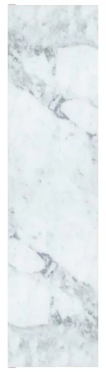 Pannello mdf decoro marmo Carrara lucido L 120 x H 60 cm Sp 19 mm multicolore