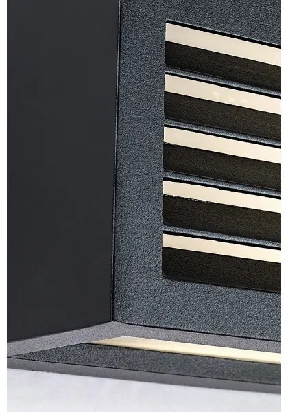 Rabalux 77100 - Applique a LED da esterno LUBLIN LED/10W/230V IP54 nero