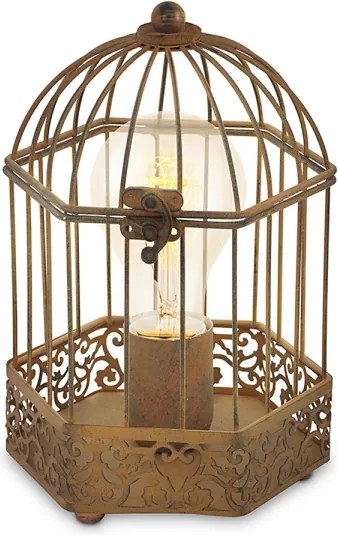 Eglo 49287 - Lampada da tavolo HARLING 1xE27/60W/230V