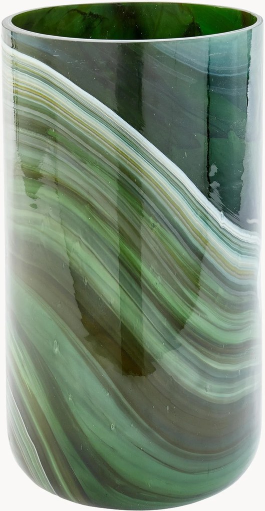 Vaso in vetro Marbled, alt. 41 cm