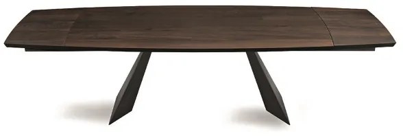 Tavolo allungabile 250 cm con piano in Rovere Termico GILMOUR