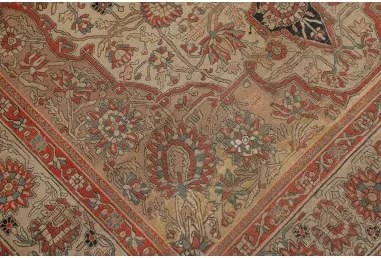 Antik Stilizzato Beige Rosso 130x220 Cm