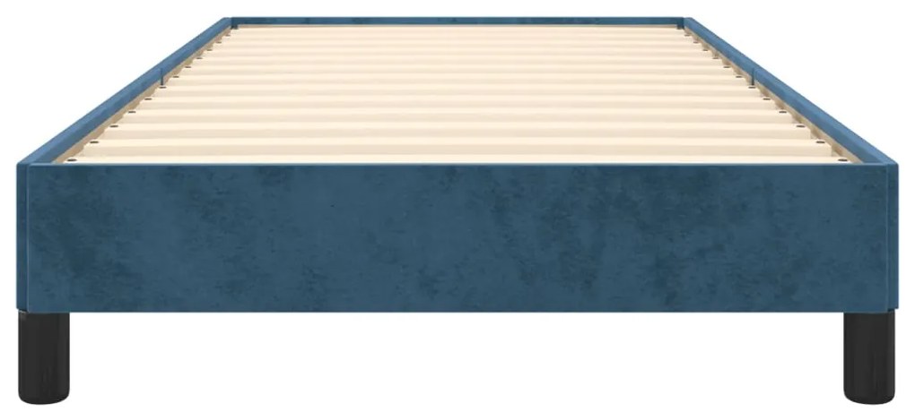Giroletto blu scuro 90x190 cm in velluto