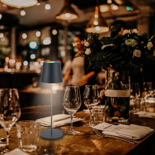 Briloner 7559015-LED Lampada da tavolo RGB COLORIS, 3,5 W/5 V, IP44, 2000 mAh, Wi-Fi Tuya