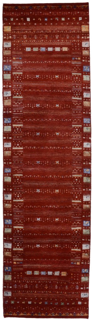 Rizbaft Tappeto 300x80 (Indian) Annodato A Mano