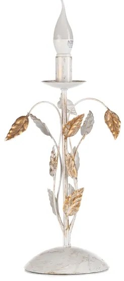 ONLI - Lampada da tavolo COLLANA 1xE14/6W/230V 40 cm bianco