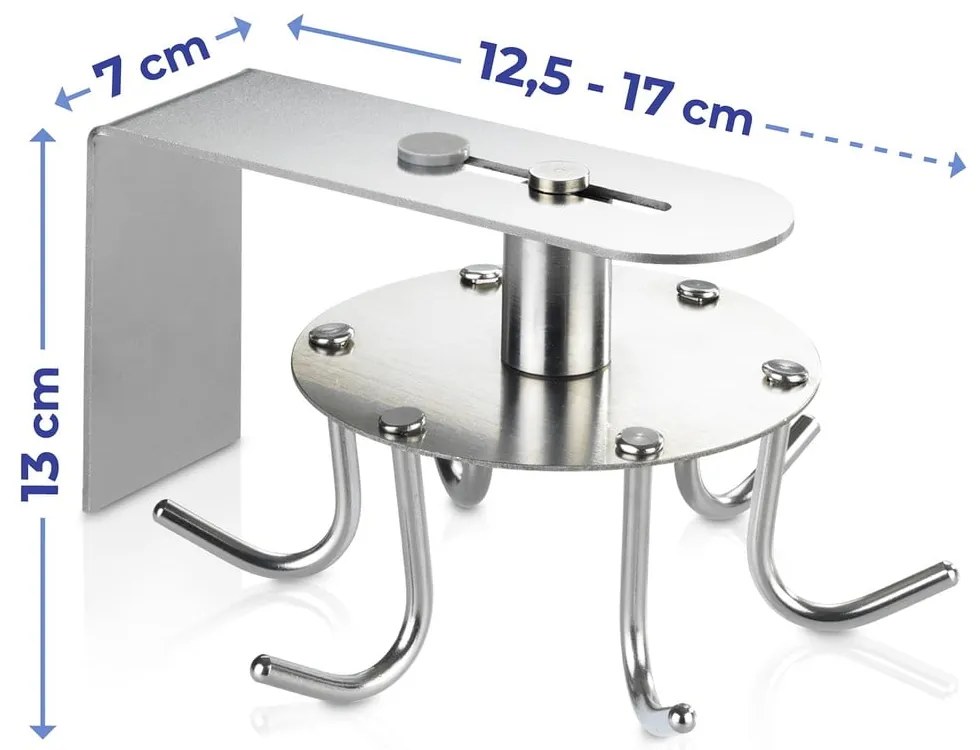 Organizzatore da cucina autoportante in acciaio inox - Maximex